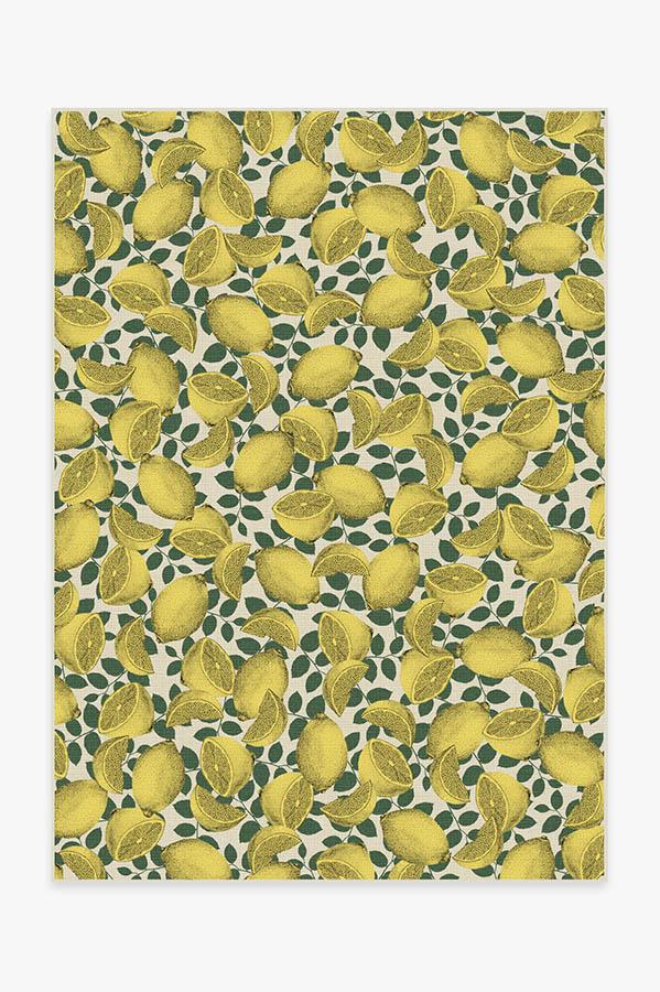Outdoor Limoncello Yellow Rug 5'x7' | Stain-Resistant