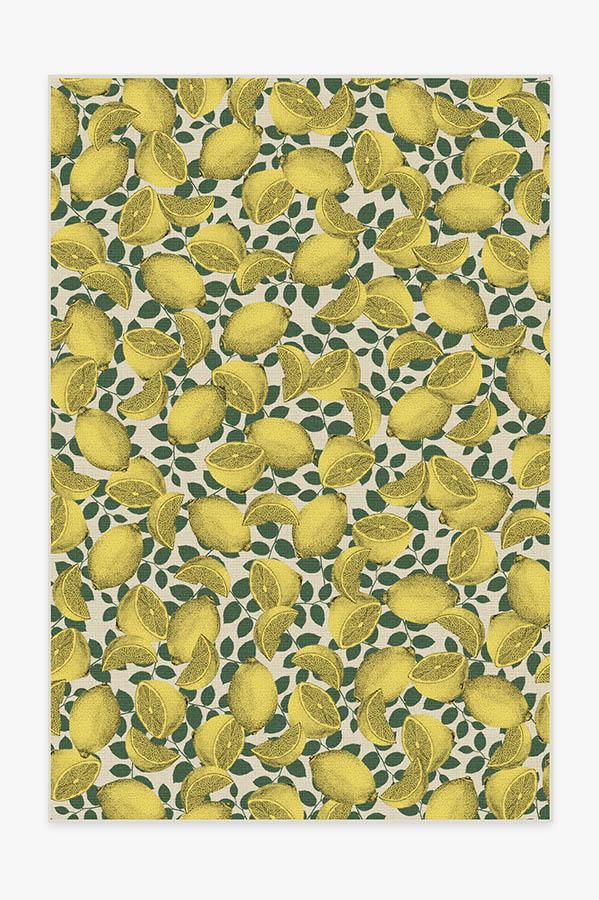 Outdoor Limoncello Yellow Rug 6'x9' | Stain-Resistant