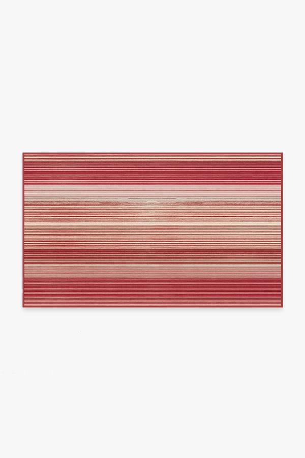 Linear Striped Candy Cane Rug 3'x5' | Stain-Resistant