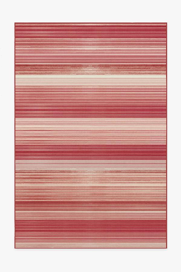 Linear Striped Candy Cane Rug 6'x9' | Stain-Resistant