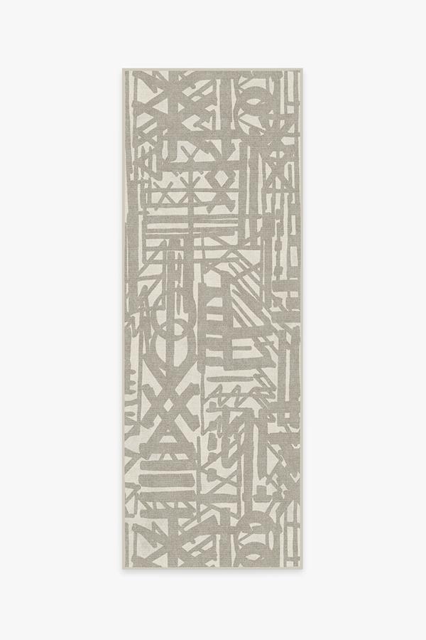 Lokal Natural Rug 2.5'x7' | Stain-Resistant