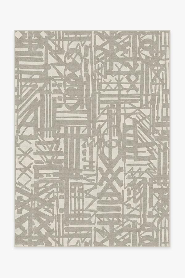 Lokal Natural Rug 5'x7' | Stain-Resistant