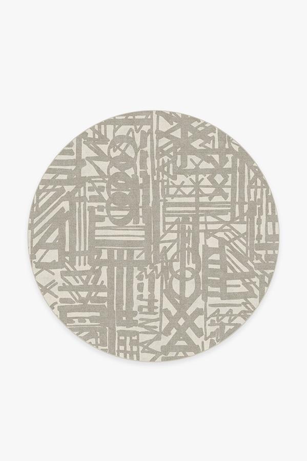 Lokal Natural Rug 6' Round | Stain-Resistant
