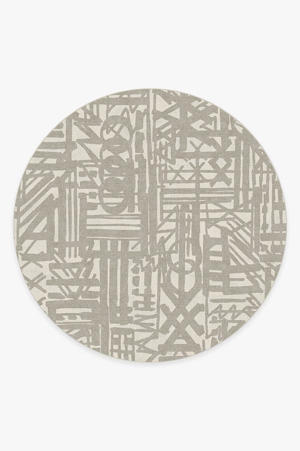 Lokal Natural Rug 8' Round | Stain-Resistant