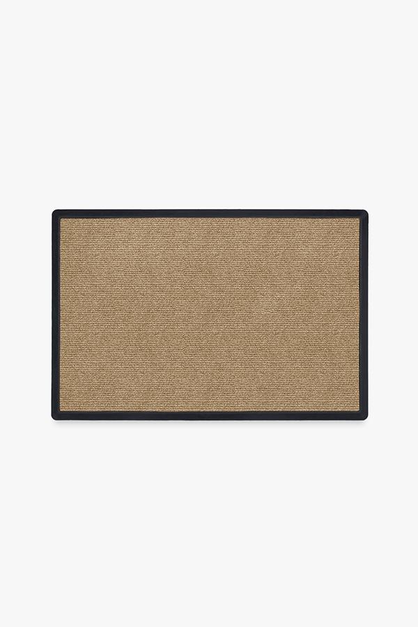 Looped Solid Light Coir Doormat