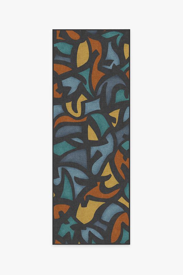 Lumen Multicolor Rug 2.5'x7' | Stain-Resistant