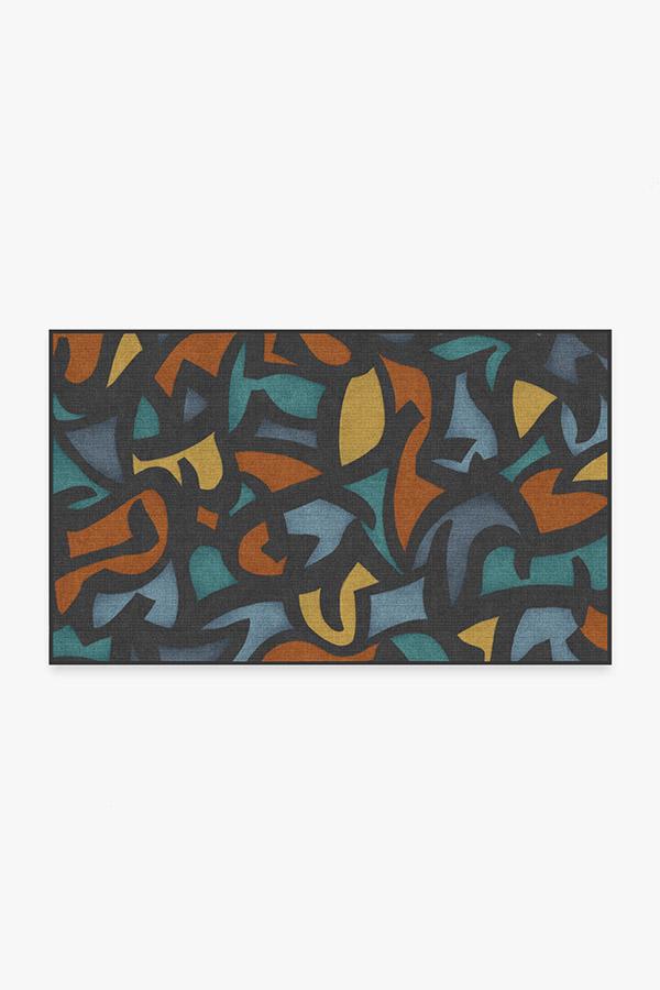 Lumen Multicolor Rug 3'x5' | Stain-Resistant