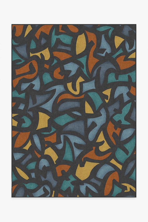 Lumen Multicolor Rug 5'x7' | Stain-Resistant