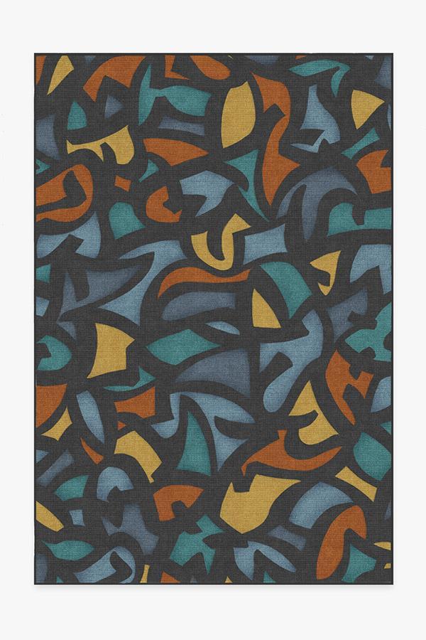 Lumen Multicolor Rug 6'x9' | Stain-Resistant
