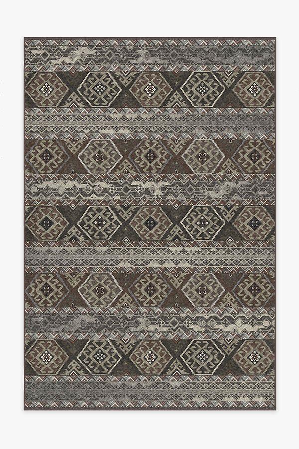 Lunara Geo Lava Rock Rug 6'x9' | Stain-Resistant