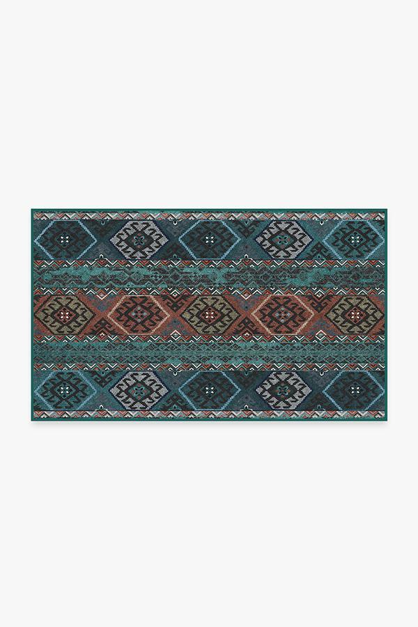 Lunara Geo Polychrome Rug 3'x5' | Stain-Resistant