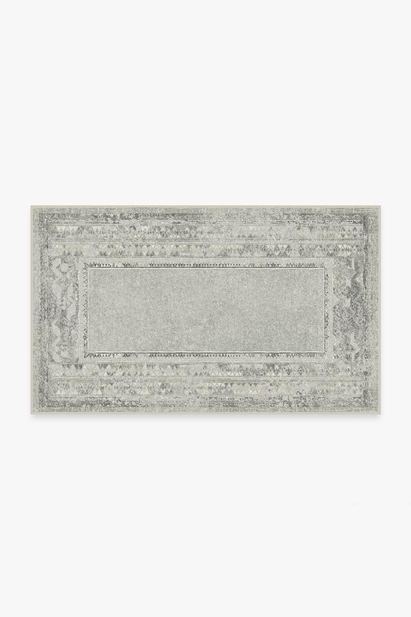 Lunja Border Sage Rug 3'x5' | Stain-Resistant