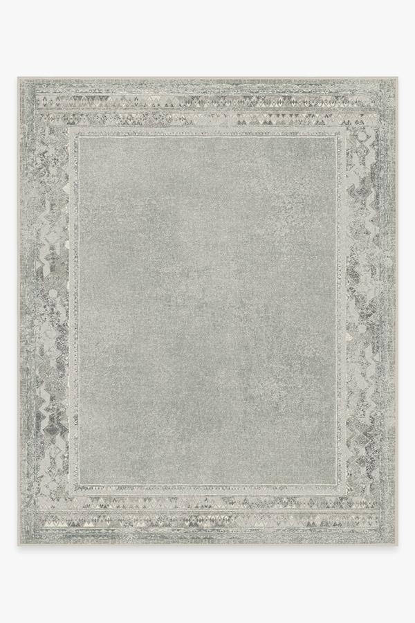 Lunja Border Sage Rug 8'x10' | Stain-Resistant