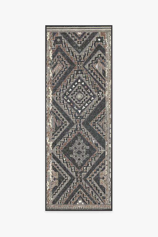 Lunja Lava Rock Rug 2.5'x7' | Stain-Resistant