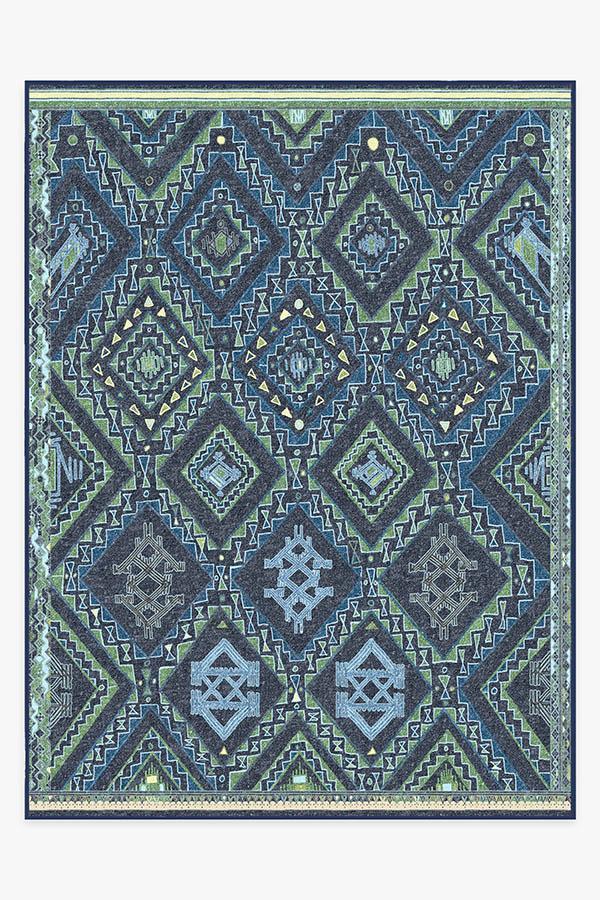 Lunja Midnight Rug 9'x12' | Stain-Resistant