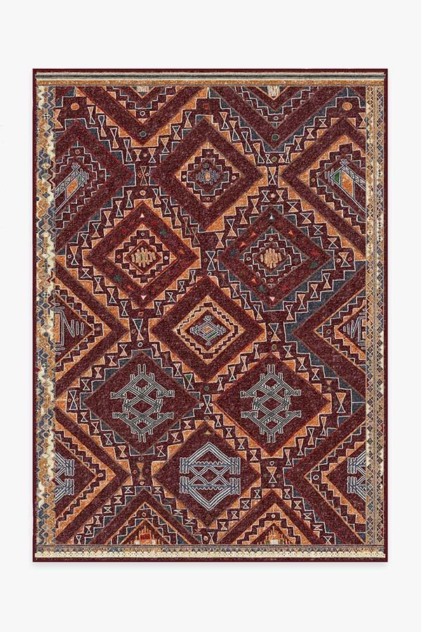 Lunja Plum Rug 5'x7' | Stain-Resistant