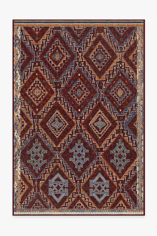 Lunja Plum Rug 6'x9' | Stain-Resistant