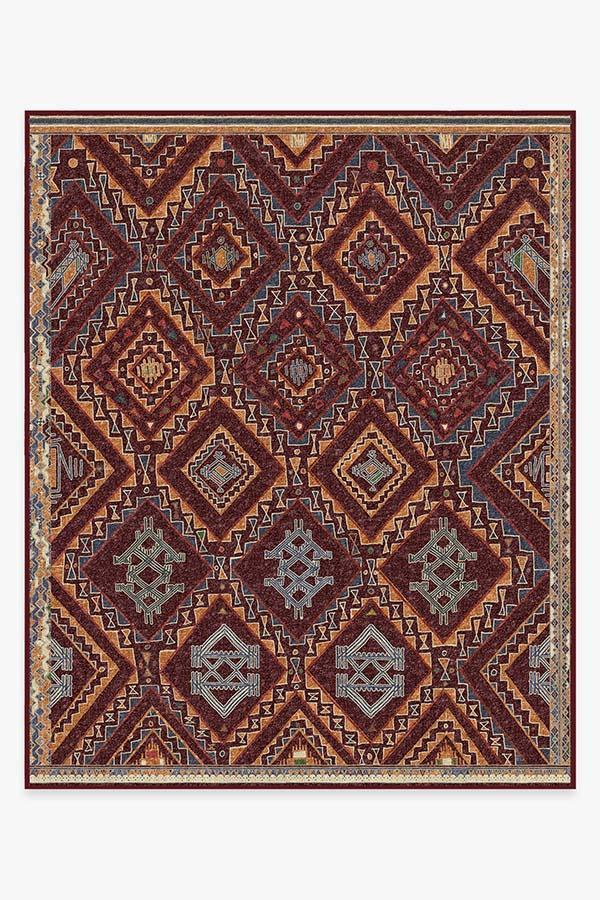 Lunja Plum Rug 8'x10' | Stain-Resistant