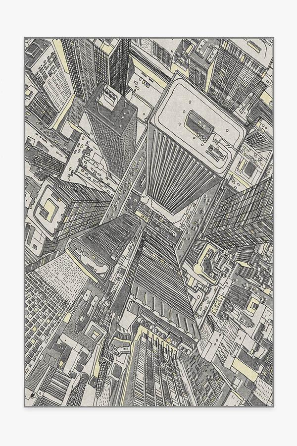 Lux Grey Rug 6'x9' | Stain-Resistant