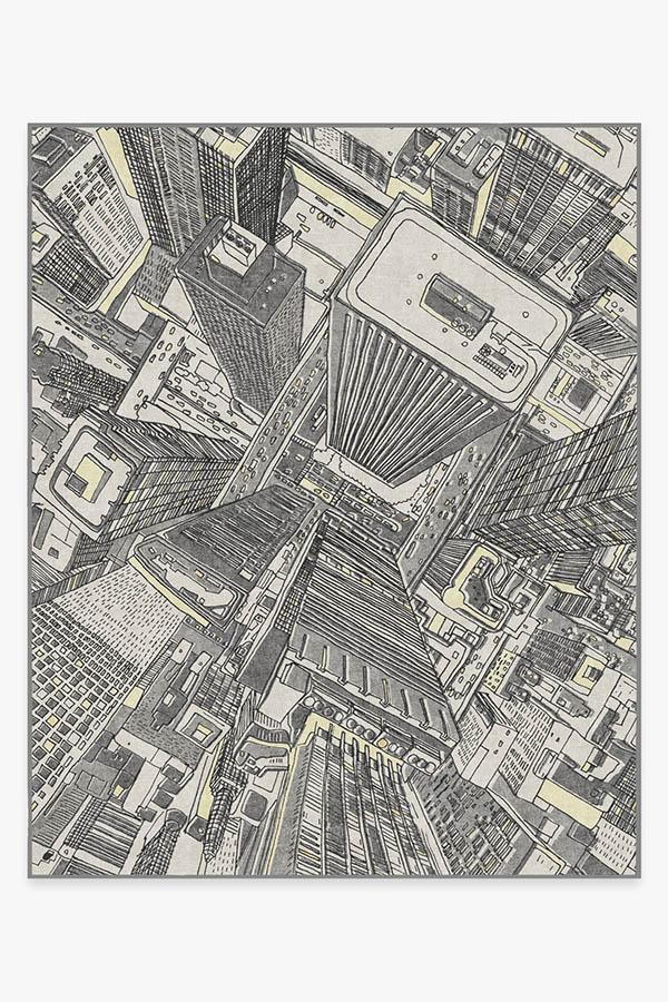Lux Grey Rug 8'x10' | Stain-Resistant