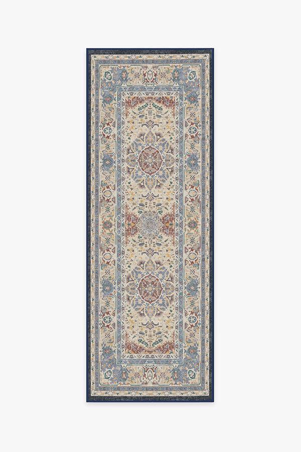 Malileh Heriz Saffron Rug 2.5'x10' | Stain-Resistant