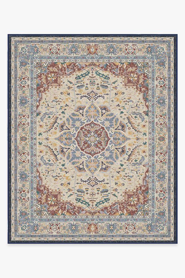Malileh Heriz Saffron Rug 8'x10' | Stain-Resistant