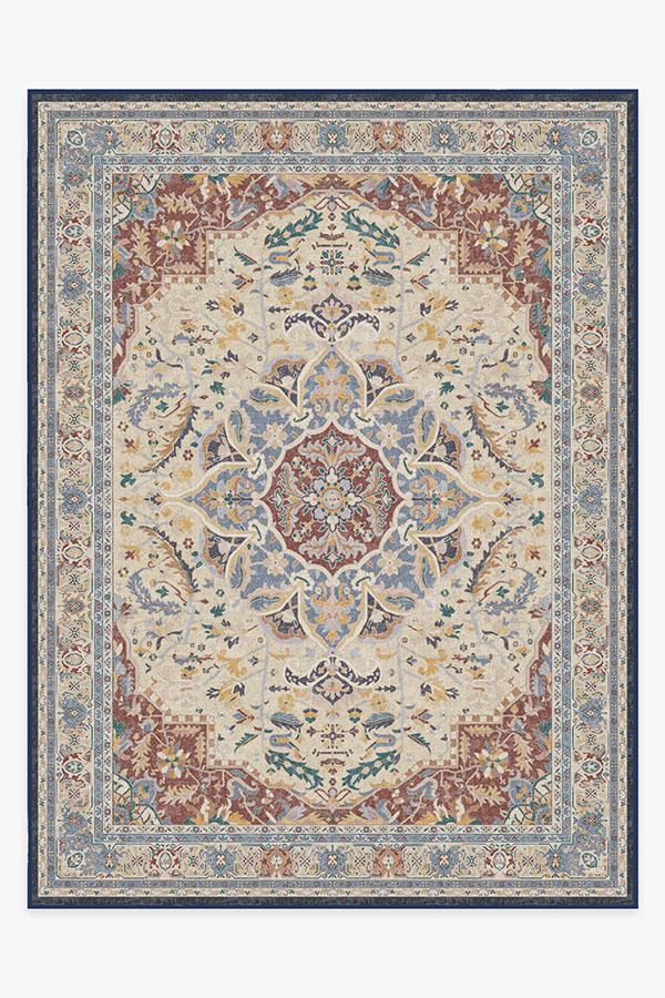 Malileh Heriz Saffron Rug 9'x12' | Stain-Resistant