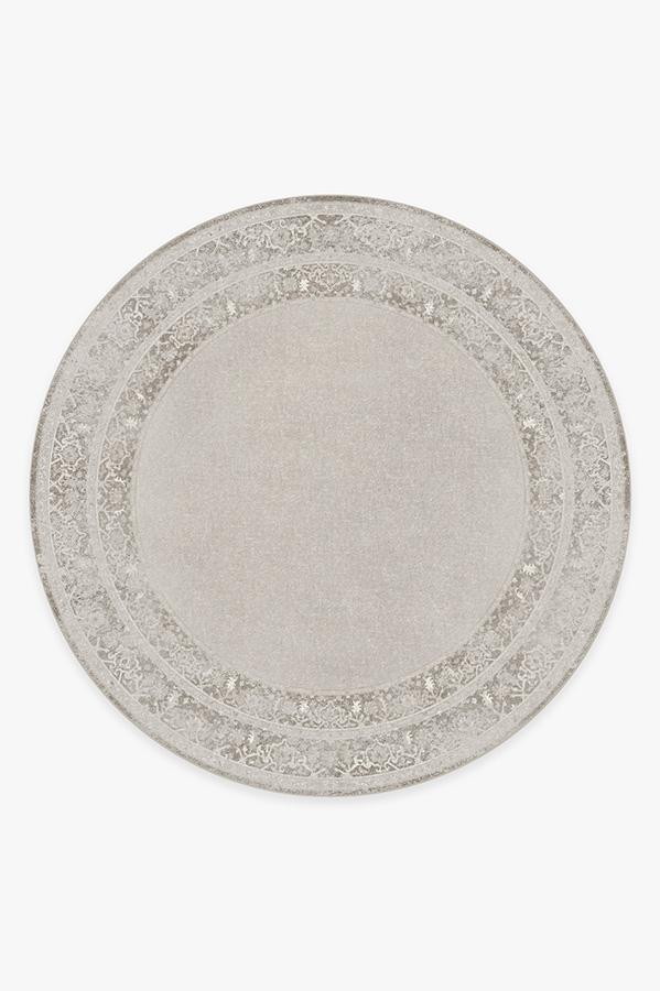 Maral Border Hazel Rug 8' Round | Stain-Resistant