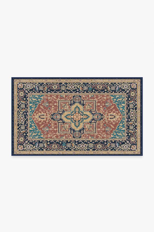 Maral Heriz Burgundy Rug 3'x5' | Stain-Resistant