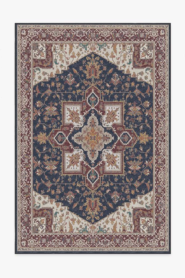 Maral Heriz Sapphire Rug 6'x9' | Stain-Resistant