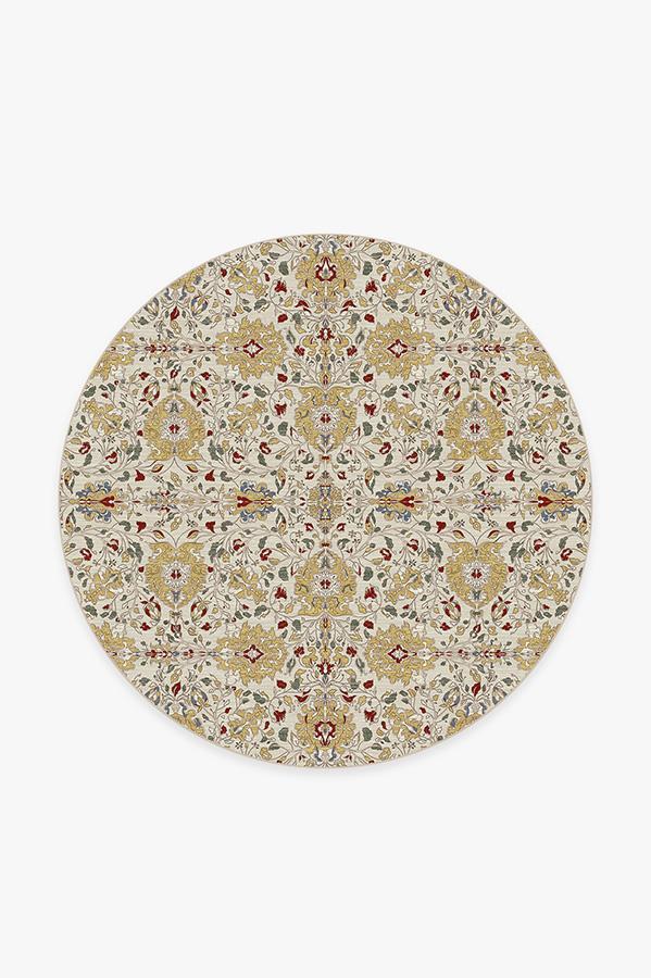 Marie Natural Rug 6' Round | Stain-Resistant