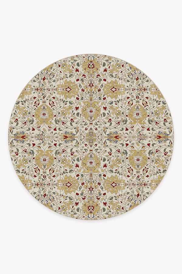 Marie Natural Rug 8' Round | Stain-Resistant