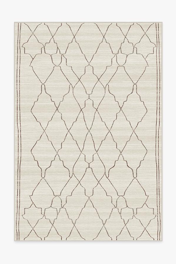 Marrakesh Beige Ivory Rug 6'x9' | Stain-Resistant