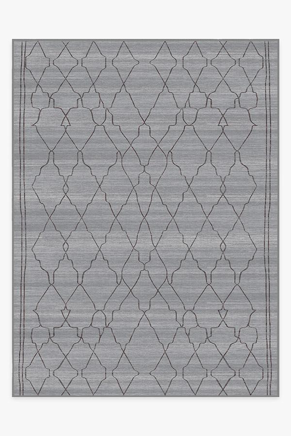 Marrakesh Grey Rug 9'x12' | Stain-Resistant