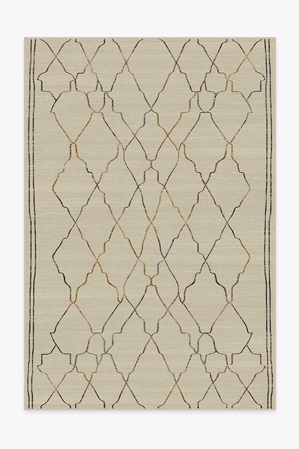 Marrakesh Natural Multicolor Rug 6'x9' | Stain-Resistant