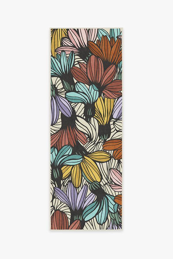 Meena Polychrome Rug 2.5'x10' | Stain-Resistant