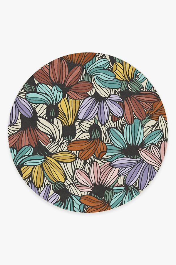 Meena Polychrome Rug 8' Round | Stain-Resistant
