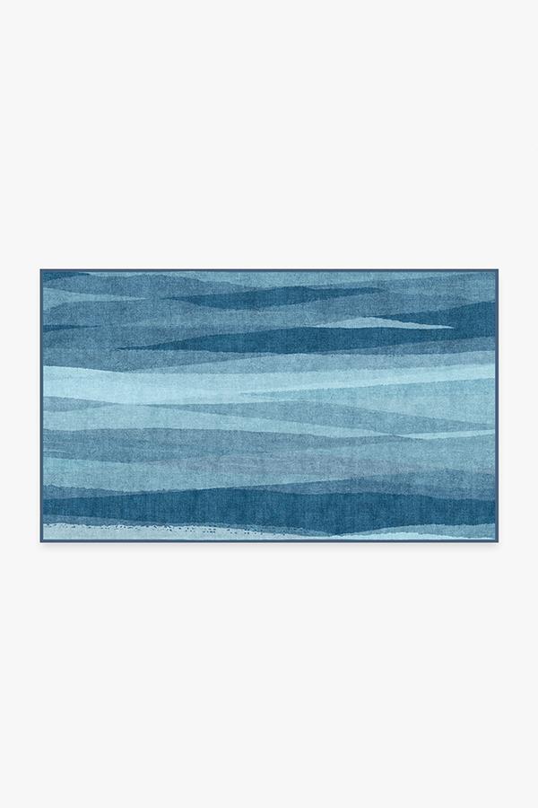 Meridian Blue Rug 3'x5' | Stain-Resistant