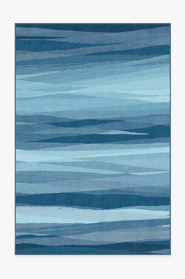 Meridian Blue Rug 6'x9' | Stain-Resistant