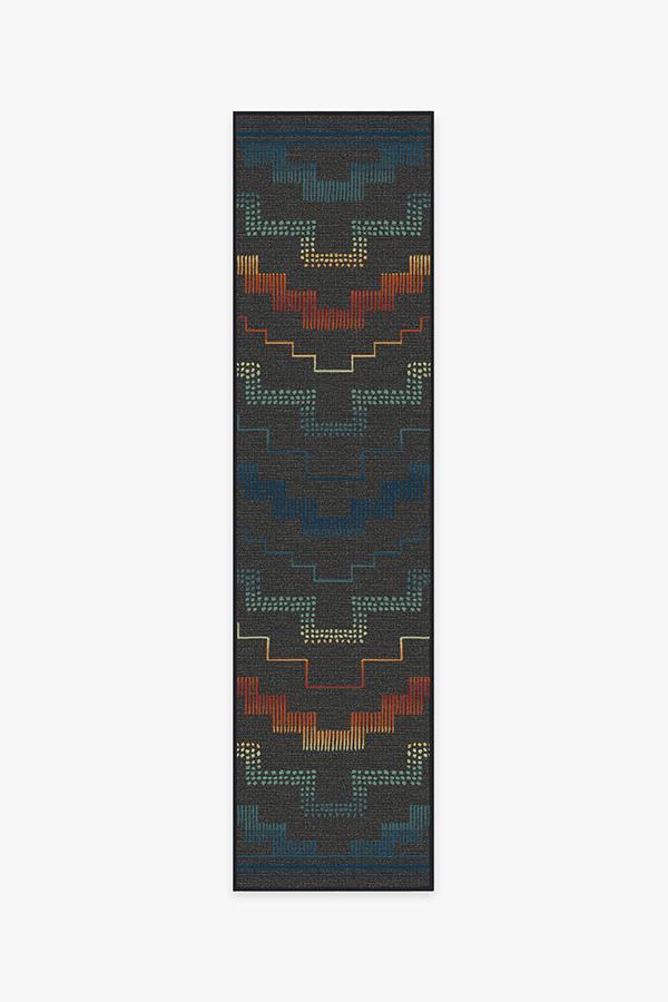 Outdoor Meseta Multicolor Rug 2.5'x10' | Stain-Resistant