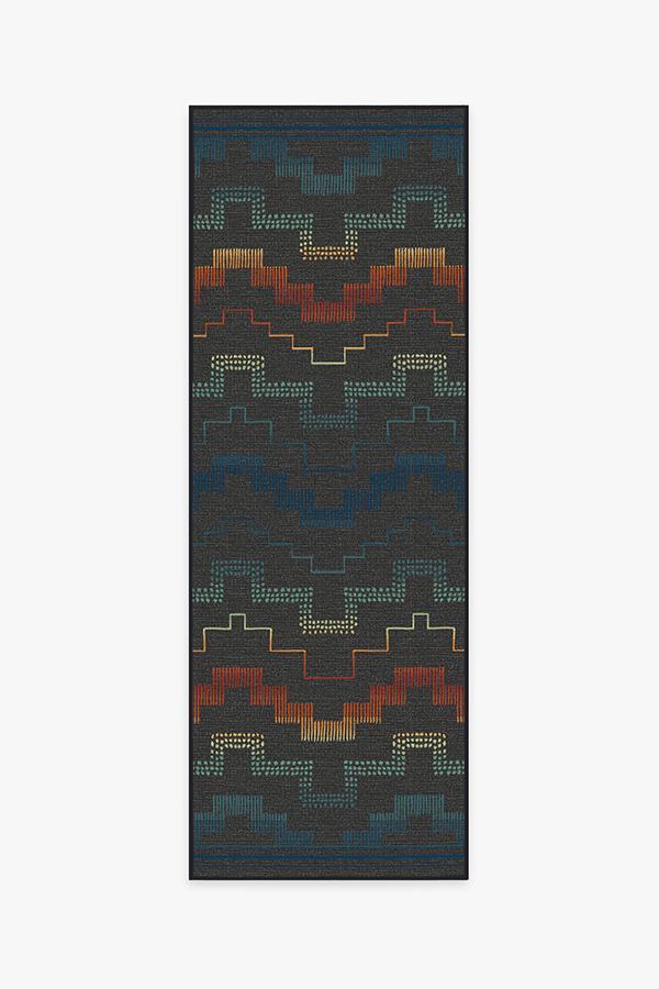 Outdoor Meseta Multicolor Rug 2.5'x7' | Stain-Resistant