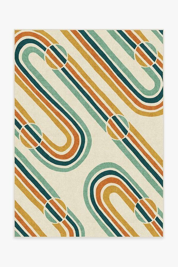 Metro Multicolor Rug 5'x7' | Stain-Resistant