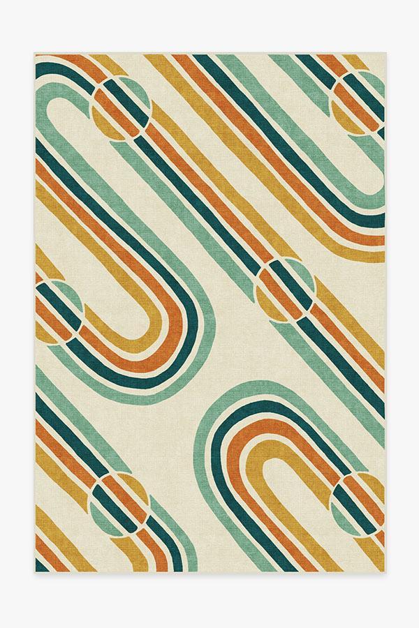 Metro Multicolor Rug 6'x9' | Stain-Resistant