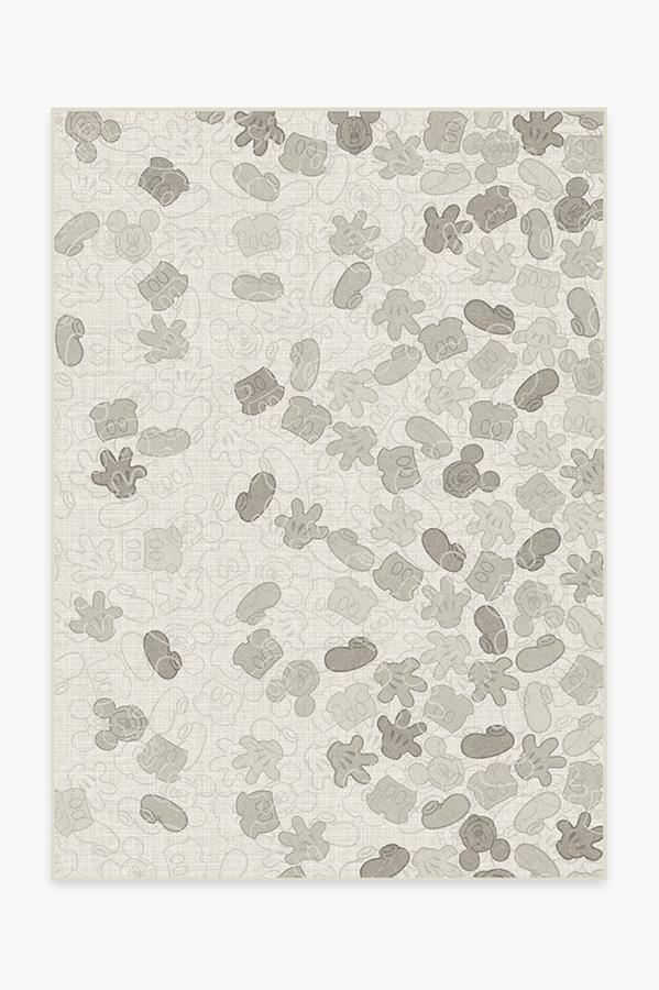 Mickey All Over Natural Rug 5'x7' | Stain-Resistant