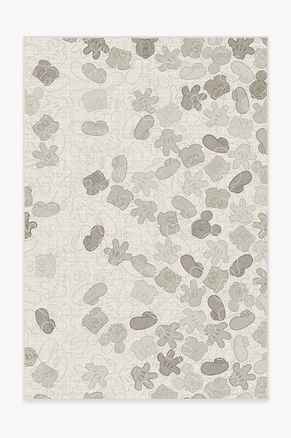 Mickey All Over Natural Rug 6'x9' | Stain-Resistant