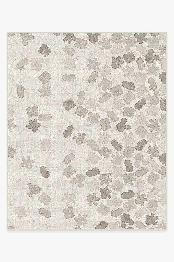 Mickey All Over Natural Rug 8'x10' | Stain-Resistant
