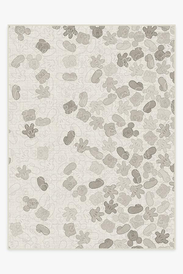 Mickey All Over Natural Rug 9'x12' | Stain-Resistant