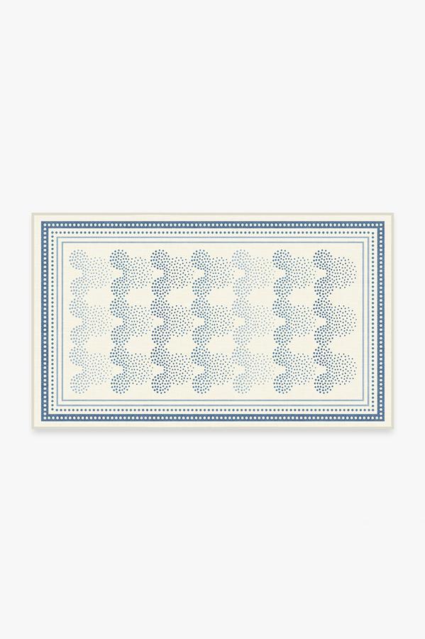 Mickey Ombre Blue Rug 3'x5' | Stain-Resistant