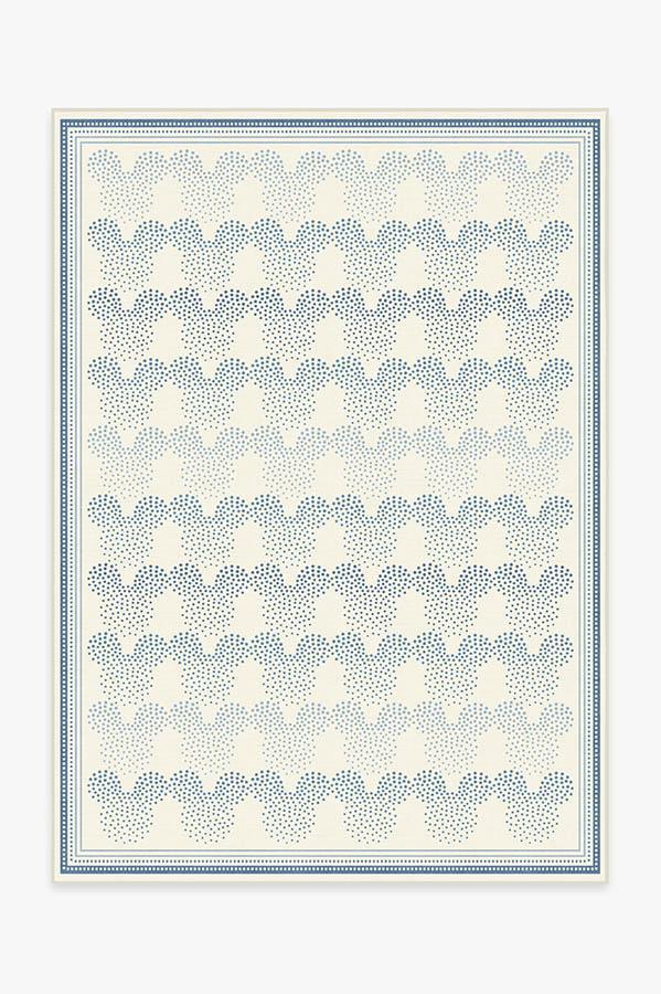 Mickey Ombre Blue Rug 5'x7' | Stain-Resistant