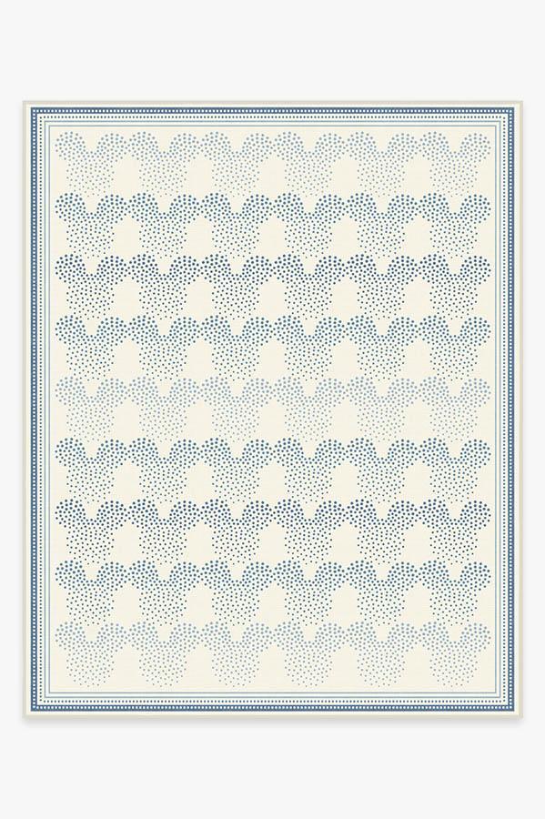 Mickey Ombre Blue Rug 8'x10' | Stain-Resistant